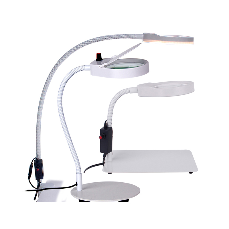 VPD-4S factory direct sale modern dimmable desk magnifying glass with light